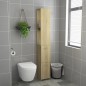 vidaXL Armario de baño madera contrachapada roble Sonoma 25x26,5x170cm vidaXL Armario de baño madera contrachapada roble Sonoma 25x26,5x170cm