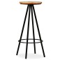 vidaXL Taburetes de cocina 4 unidades madera maciza reciclada vidaXL Taburetes de cocina 4 unidades madera maciza reciclada