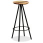 vidaXL Taburetes de cocina 4 unidades madera maciza reciclada vidaXL Taburetes de cocina 4 unidades madera maciza reciclada