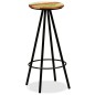 vidaXL Taburetes de cocina 4 unidades madera maciza reciclada vidaXL Taburetes de cocina 4 unidades madera maciza reciclada