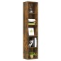 vidaXL Estantería madera contrachapada roble ahumado 40x30x189 cm vidaXL Estantería madera contrachapada roble ahumado 40x30x189 cm