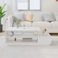 vidaXL Mesa de centro madera maciza de pino blanco 120x50x40,5 cm vidaXL Mesa de centro madera maciza de pino blanco 120x50x40,5 cm