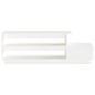 vidaXL Mesa de centro madera maciza de pino blanco 120x50x40,5 cm vidaXL Mesa de centro madera maciza de pino blanco 120x50x40,5 cm