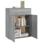 vidaXL Aparador de madera contrachapada gris Sonoma 60x30x75 cm vidaXL Aparador de madera contrachapada gris Sonoma 60x30x75 cm