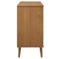 vidaXL Aparador MOLDE madera maciza de pino marrón 90x40x80 cm vidaXL Aparador MOLDE madera maciza de pino marrón 90x40x80 cm