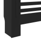 vidaXL Cubierta para radiador MDF negro 78 cm vidaXL Cubierta para radiador MDF negro 78 cm