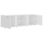 vidaXL Mueble de TV madera contrachapada blanco 120x34x37 cm