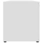 vidaXL Mueble de TV madera contrachapada blanco 120x34x37 cm