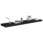 vidaXL Estantes flotantes de pared 2 uds MDF negro 120x23,5x3,8 cm vidaXL Estantes flotantes de pared 2 uds MDF negro 120x23,5x3,8 cm