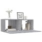 vidaXL Mueble para TV madera contrachapada gris Sonoma 80x30x30 cm
