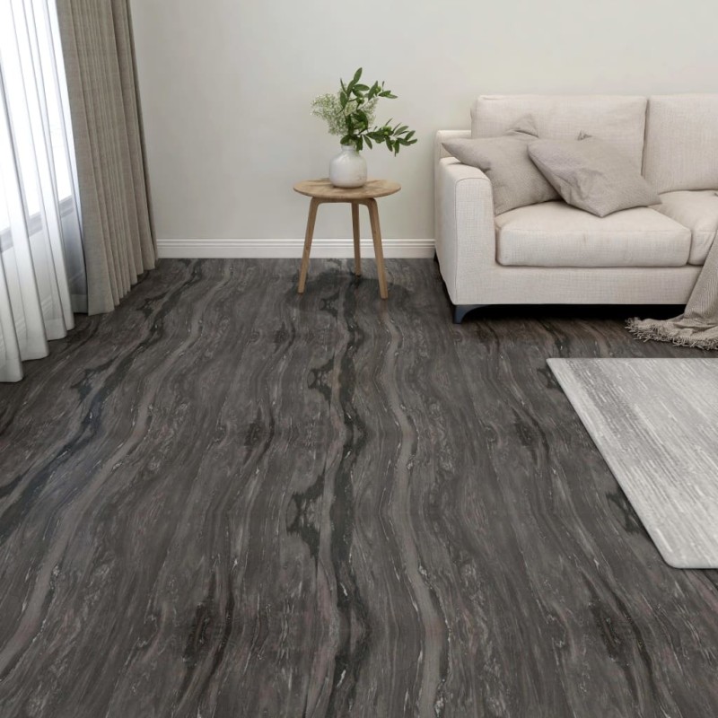 vidaXL Tarimas de suelo autoadhesivas 20 uds PVC 1,86 m² gris oscuro vidaXL Tarimas de suelo autoadhesivas 20 uds PVC 1,86 m² gris oscuro