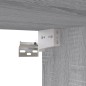 vidaXL Mueble para TV madera contrachapada gris Sonoma 80x30x30 cm