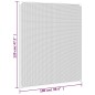 vidaXL Mosquitera magnética para ventanas blanco 100x120 cm vidaXL Mosquitera magnética para ventanas blanco 100x120 cm