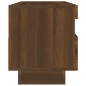 vidaXL Mueble de TV con luces LED marrón roble 100x35x40 cm