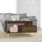 vidaXL Mesa de centro madera contrachapada roble marrón 90x49x45 cm vidaXL Mesa de centro madera contrachapada roble marrón 90x49x45 cm