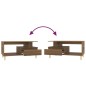 vidaXL Mesa de centro madera contrachapada roble marrón 90x49x45 cm vidaXL Mesa de centro madera contrachapada roble marrón 90x49x45 cm