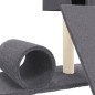 vidaXL Rascador para gatos con postes de sisal gris oscuro 59 cm vidaXL Rascador para gatos con postes de sisal gris oscuro 59 cm