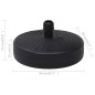 vidaXL Base de sombrilla rellenable con arena/agua negro 24 L vidaXL Base de sombrilla rellenable con arena/agua negro 24 L