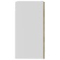 vidaXL Armario colgante cristal madera ingeniería roble 40x31x60 cm