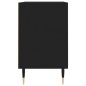 vidaXL Mueble de TV madera de ingeniería negro 69,5x30x50 cm vidaXL Mueble de TV madera de ingeniería negro 69,5x30x50 cm
