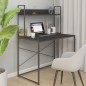 vidaXL Escritorio de ordenador madera de ingeniería negro 110x60x138cm vidaXL Escritorio de ordenador madera de ingeniería negro 110x60x138cm