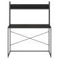 vidaXL Escritorio de ordenador madera de ingeniería negro 110x60x138cm vidaXL Escritorio de ordenador madera de ingeniería negro 110x60x138cm