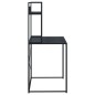 vidaXL Escritorio de ordenador madera de ingeniería negro 110x60x138cm vidaXL Escritorio de ordenador madera de ingeniería negro 110x60x138cm