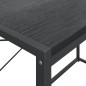 vidaXL Escritorio de ordenador madera de ingeniería negro 110x60x138cm vidaXL Escritorio de ordenador madera de ingeniería negro 110x60x138cm