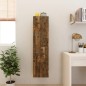 vidaXL Muebles para TV de pared 4 uds roble ahumado 30,5x30x30 cm vidaXL Muebles para TV de pared 4 uds roble ahumado 30,5x30x30 cm