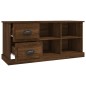vidaXL Mueble de TV madera contrachapada marrón roble 102x35,5x47,5 cm vidaXL Mueble de TV madera contrachapada marrón roble 102x35,5x47,5 cm