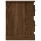 vidaXL Mueble de TV madera contrachapada marrón roble 102x35,5x47,5 cm vidaXL Mueble de TV madera contrachapada marrón roble 102x35,5x47,5 cm