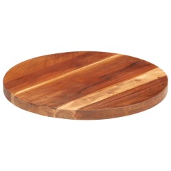 vidaXL Superficie de mesa redonda madera maciza sheesham 25-27 mm 40cm
