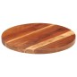 vidaXL Superficie de mesa redonda madera maciza sheesham 25-27 mm 40cm vidaXL Superficie de mesa redonda madera maciza sheesham 25-27 mm 40cm