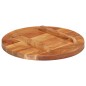 vidaXL Superficie de mesa redonda madera maciza sheesham 25-27 mm 40cm vidaXL Superficie de mesa redonda madera maciza sheesham 25-27 mm 40cm