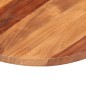 vidaXL Superficie de mesa redonda madera maciza sheesham 25-27 mm 40cm vidaXL Superficie de mesa redonda madera maciza sheesham 25-27 mm 40cm