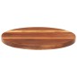 vidaXL Superficie de mesa redonda madera maciza sheesham 25-27 mm 40cm vidaXL Superficie de mesa redonda madera maciza sheesham 25-27 mm 40cm