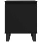vidaXL Mesita de noche madera de ingeniería negro 40x30x50 cm vidaXL Mesita de noche madera de ingeniería negro 40x30x50 cm