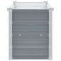 vidaXL Arriate de jardín de acero galvanizado gris 100x40x45 cm vidaXL Arriate de jardín de acero galvanizado gris 100x40x45 cm