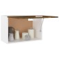 vidaXL Mueble colgante madera ingeniería roble ahumado 60x31x40 cm vidaXL Mueble colgante madera ingeniería roble ahumado 60x31x40 cm