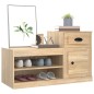 vidaXL Mueble zapatero madera contrachapada roble Sonoma 100x42x60 cm