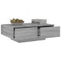 vidaXL Mesa de centro madera contrachapada gris Sonoma 90x60x31 cm vidaXL Mesa de centro madera contrachapada gris Sonoma 90x60x31 cm