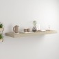 vidaXL Estante flotante de pared MDF color roble 80x23,5x3,8 cm vidaXL Estante flotante de pared MDF color roble 80x23,5x3,8 cm