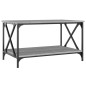 vidaXL Mesa de centro madera y hierro gris Sonoma 80x50x45 cm vidaXL Mesa de centro madera y hierro gris Sonoma 80x50x45 cm