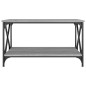 vidaXL Mesa de centro madera y hierro gris Sonoma 80x50x45 cm vidaXL Mesa de centro madera y hierro gris Sonoma 80x50x45 cm