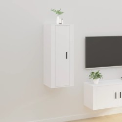 vidaXL Mueble para TV de pared blanco 40x34,5x100 cm