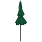 vidaXL Sombrilla de 3 niveles con poste de aluminio verde 2,5 m vidaXL Sombrilla de 3 niveles con poste de aluminio verde 2,5 m