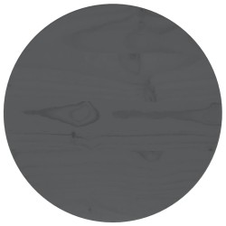 vidaXL Superficie de mesa madera maciza de pino gris Ø30x2,5 cm