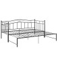 vidaXL Estructura de sofá cama extraíble de metal negro 90x200 cm vidaXL Estructura de sofá cama extraíble de metal negro 90x200 cm