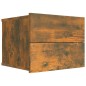 vidaXL Mesita de noche madera contrachapada roble ahumado 40x30x30 cm vidaXL Mesita de noche madera contrachapada roble ahumado 40x30x30 cm