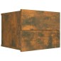 vidaXL Mesita de noche madera contrachapada roble ahumado 40x30x30 cm vidaXL Mesita de noche madera contrachapada roble ahumado 40x30x30 cm